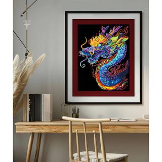 DIAMOND DOTZ Bastelartikel Drache 