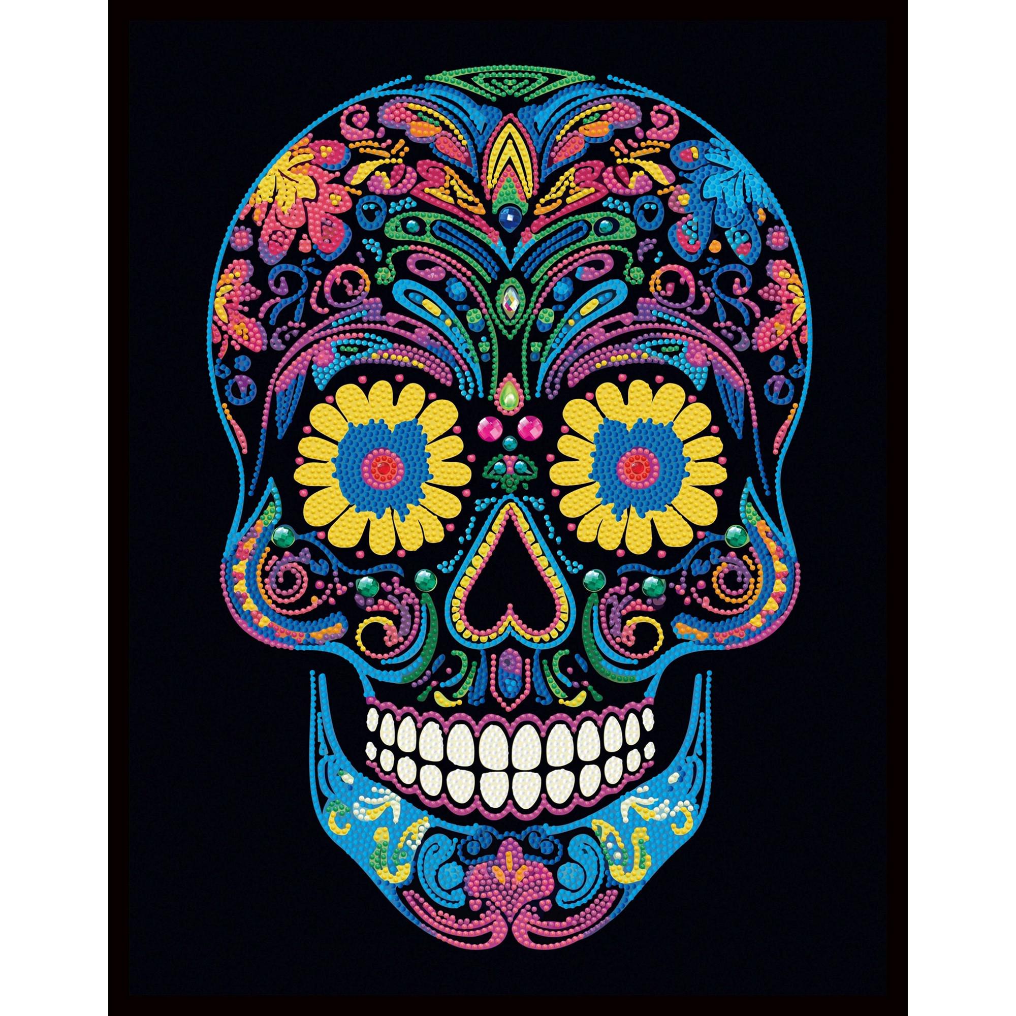 DIAMOND DOTZ Bastelartikel Totenkopf 