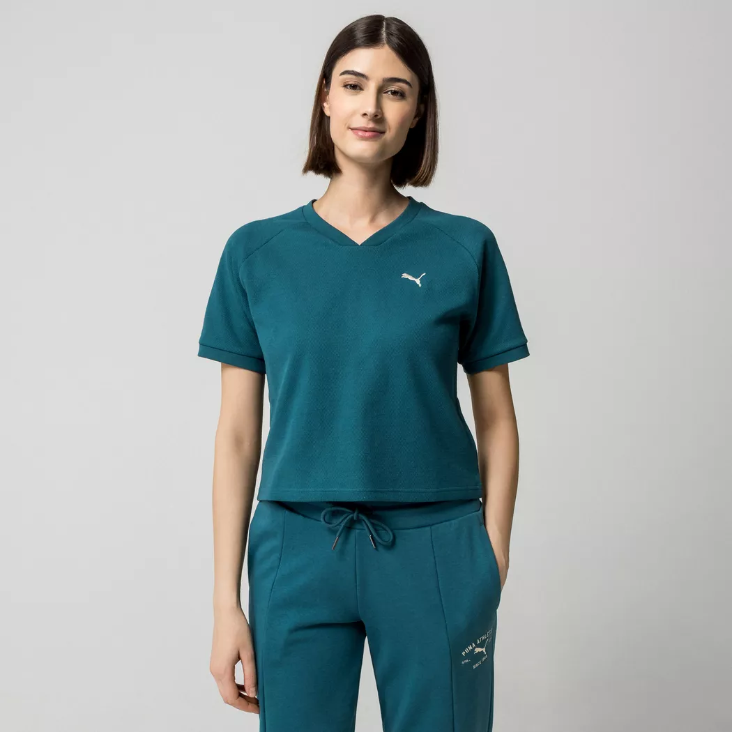 Puma - T-Shirt, CLASS Relaxed Pinnacle Tee, XS, Grün
