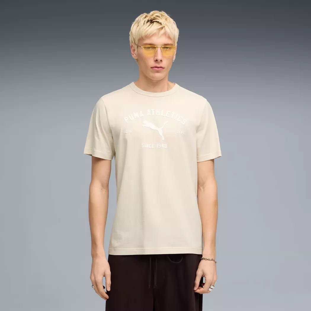 Puma T-shirt à Manches Courtes Class Pinnacle Relaxed Fit Alpine Snow M Homme