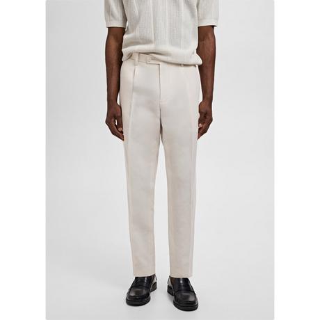 Mango Man Slim Fit Bundfalten Anzughose  