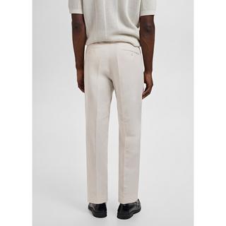 Mango Man Slim Fit Bundfalten Anzughose  