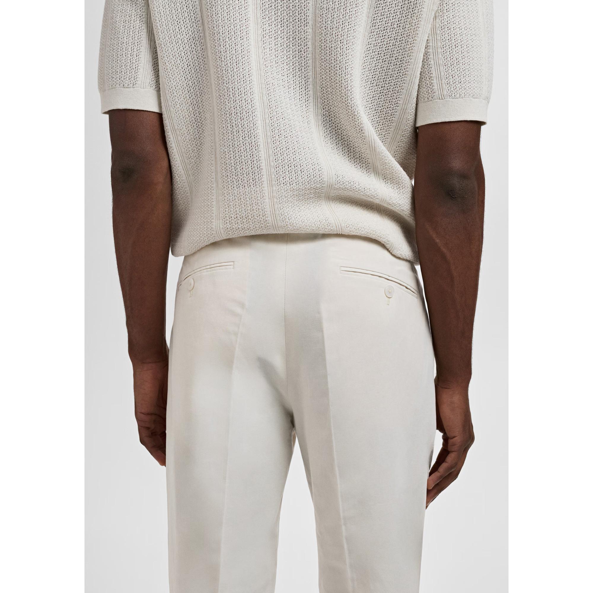 Mango Man Slim Fit Bundfalten Anzughose  