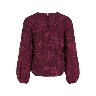 VILA Chemisier avec Broderie Florale  