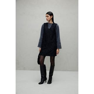 VILA Viwagne Ärmelloses V-Ausschnitt Midikleid  