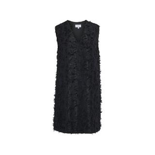 VILA Viwagne Ärmelloses V-Ausschnitt Midikleid  