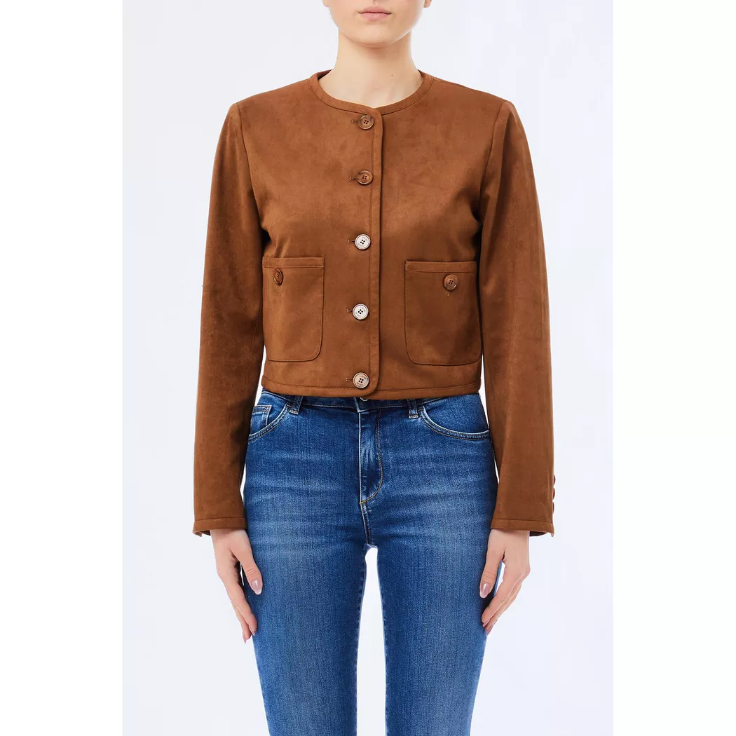 LIU JO - Jacke, für Damen, Braun, Größe 34CH-40IT