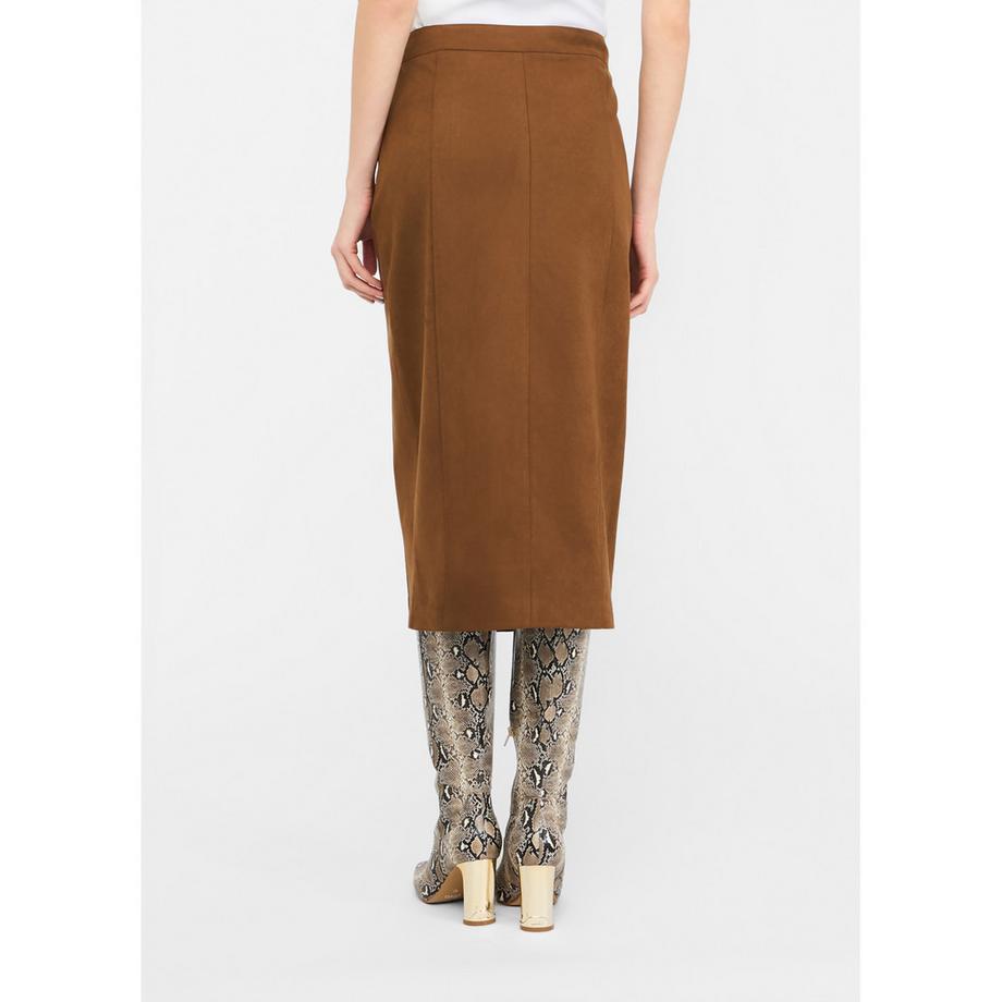 LIU JO Midi Rock mit Schlitz  