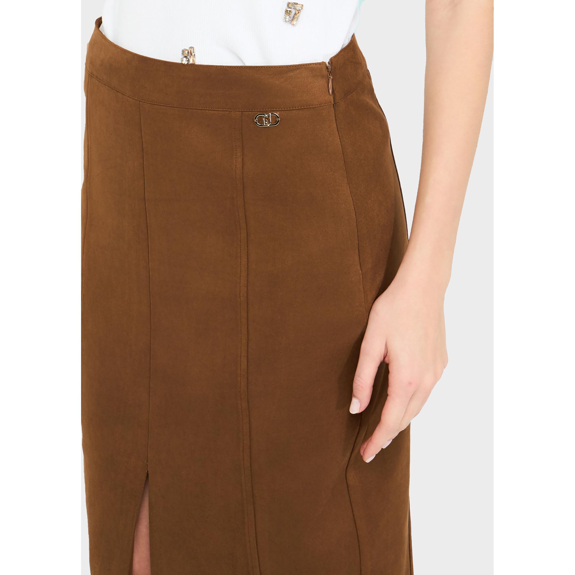 LIU JO Jupe Midi avec Fente  