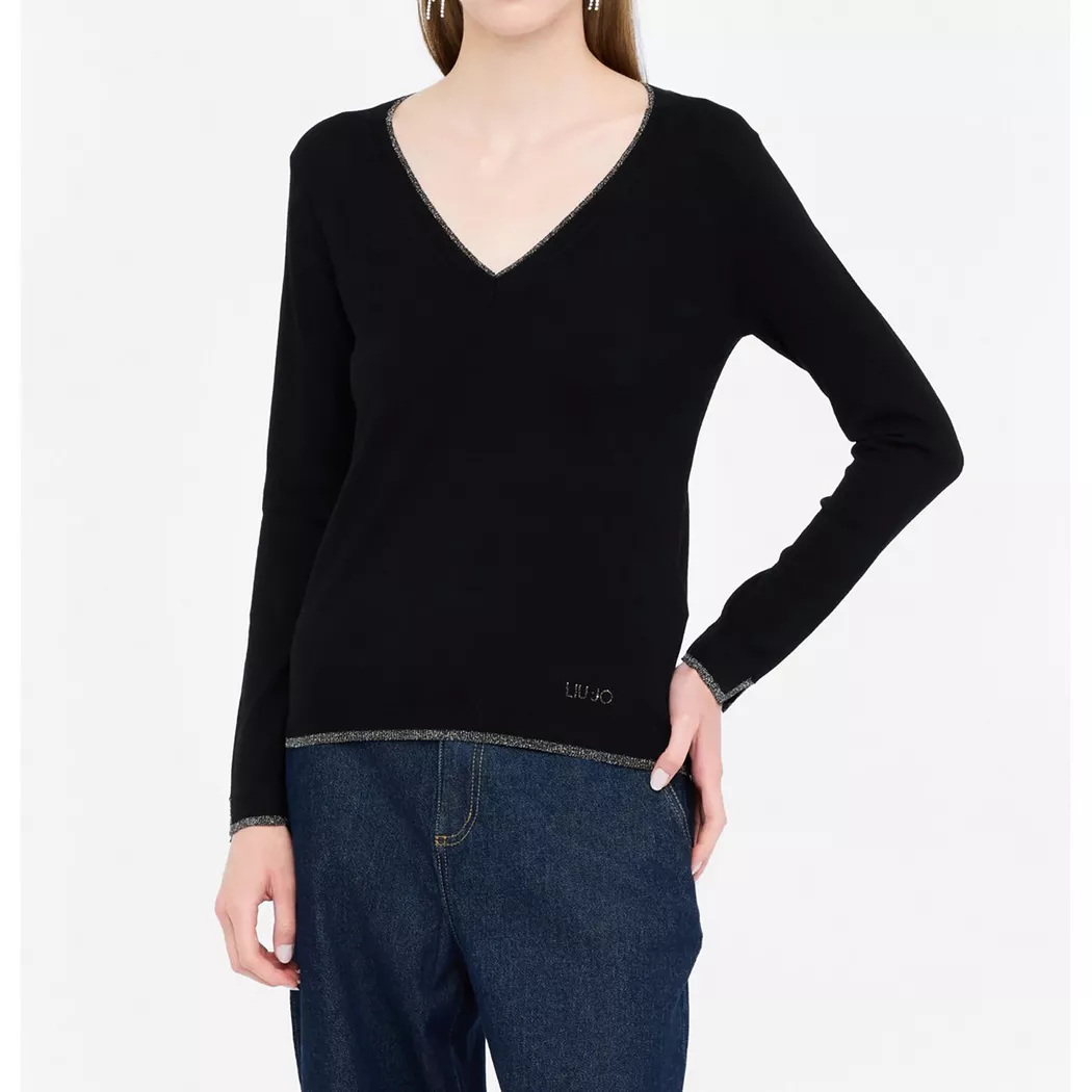 LIU JO - Pullover, für Damen, Black, Größe XS