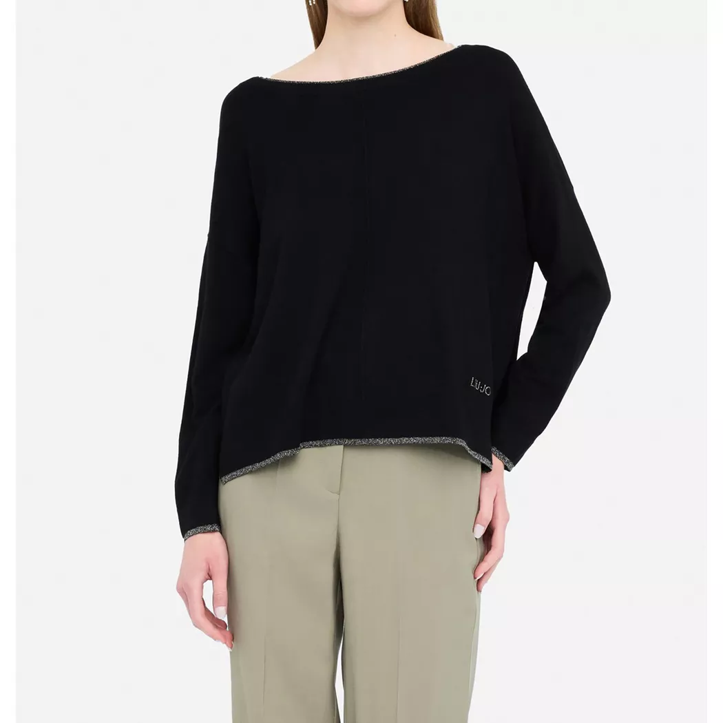 LIU JO - Pullover, für Damen, Black, Größe M 2