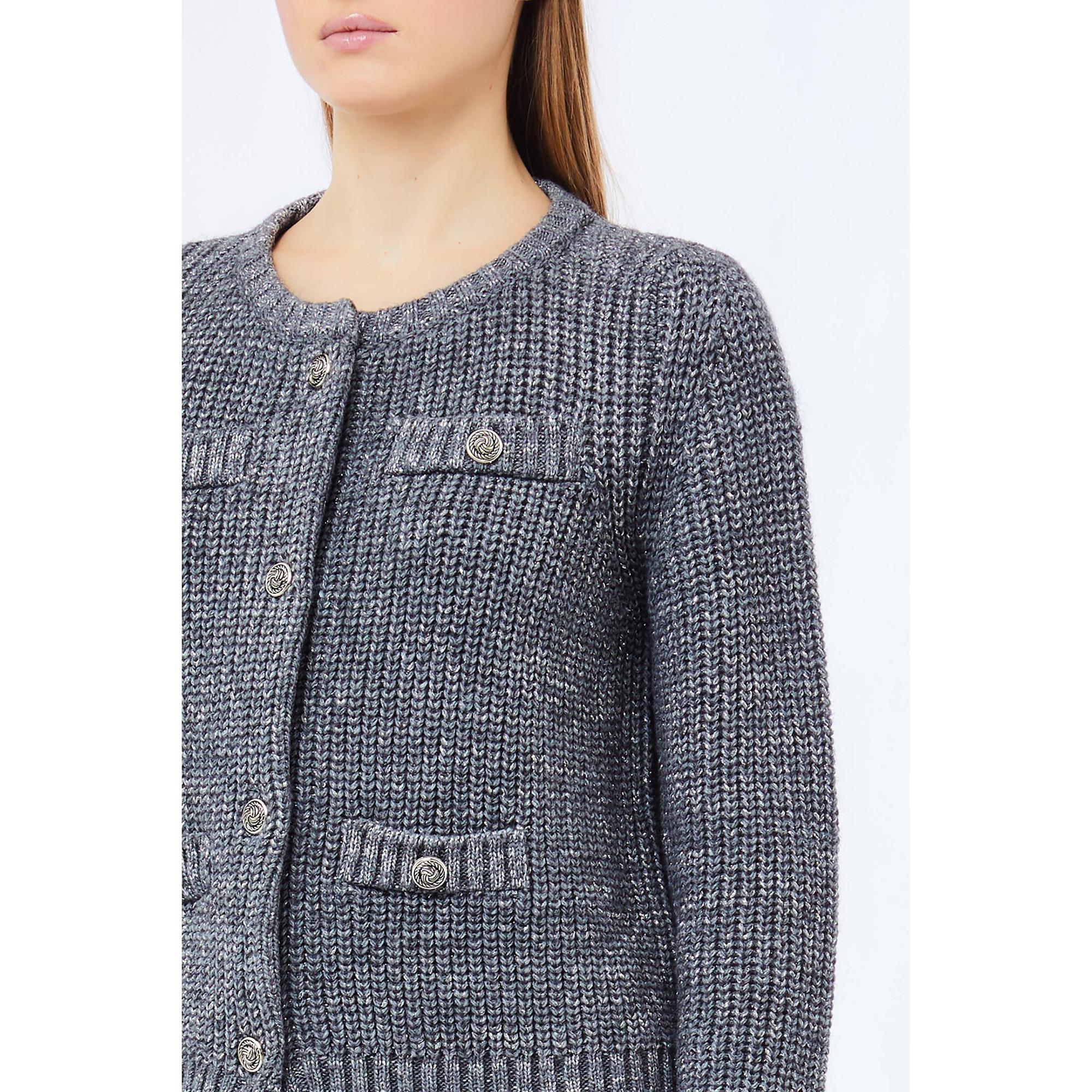 LIU JO Cardigan Scollo Rotondo  