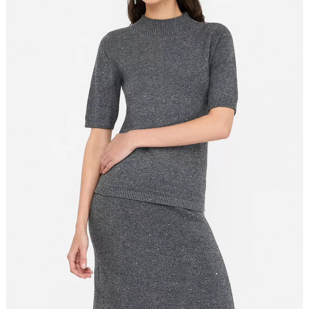 LIU JO - Pullover, für Damen, Anthrazit, Größe L