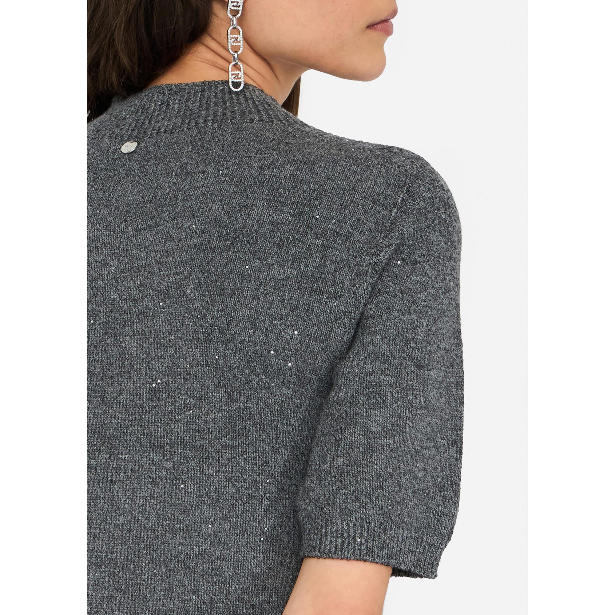 LIU JO Pullover Manica Corta Collo Alto  