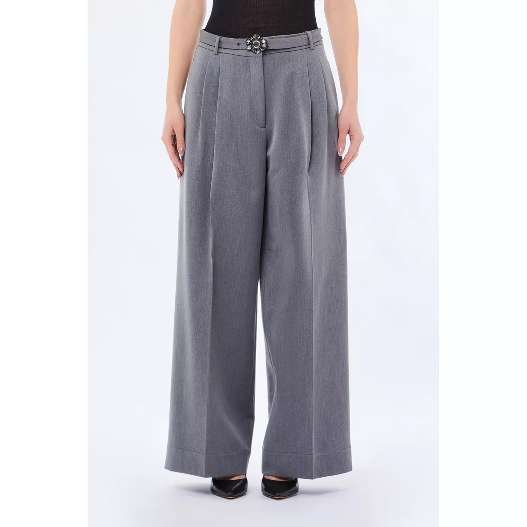 Pantalon LIU JO Femme couleur Gris 48