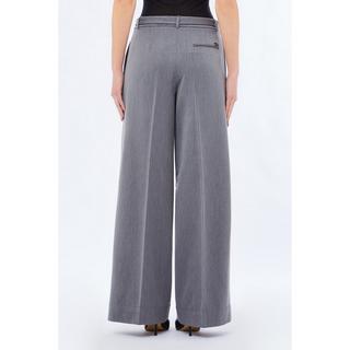 LIU JO Pantaloni Vita Alta Gamba Larga  