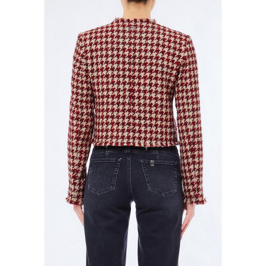 LIU JO Hahnentritt Tweed Jacke  