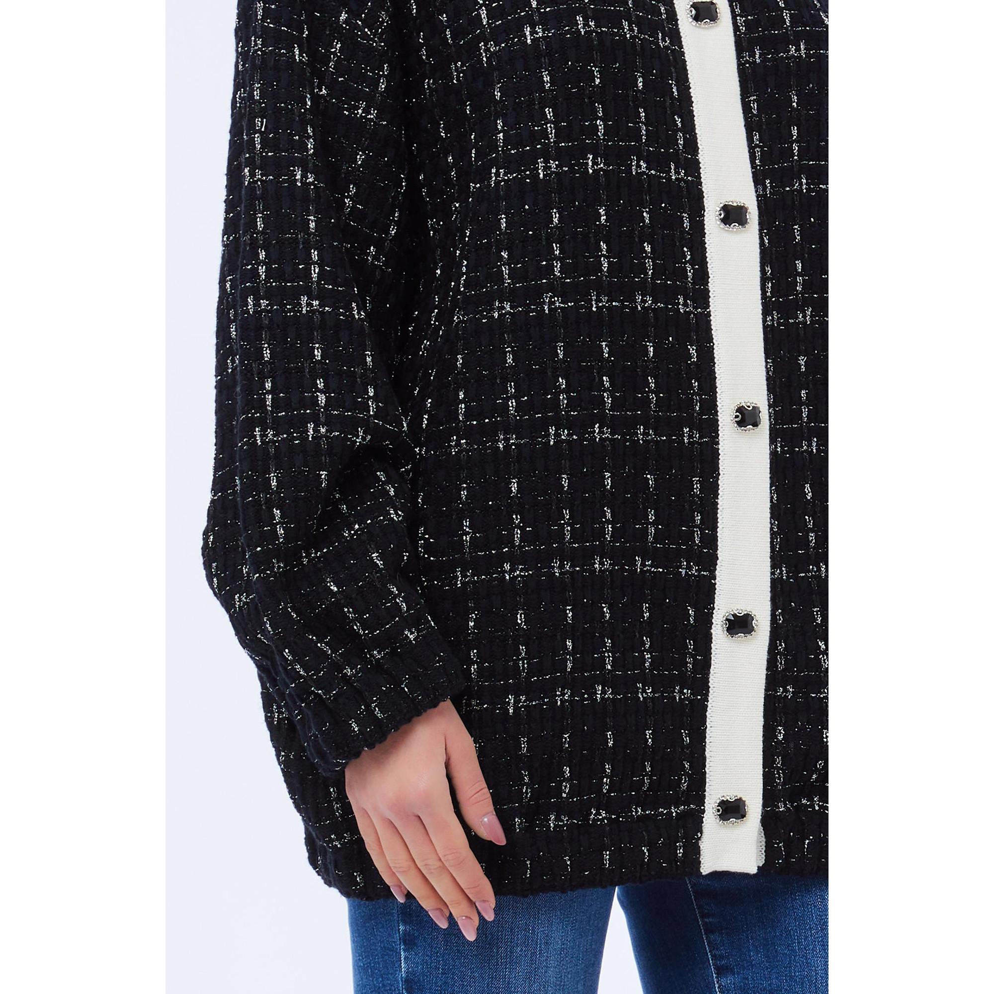 LIU JO Cardigan a Quadri  