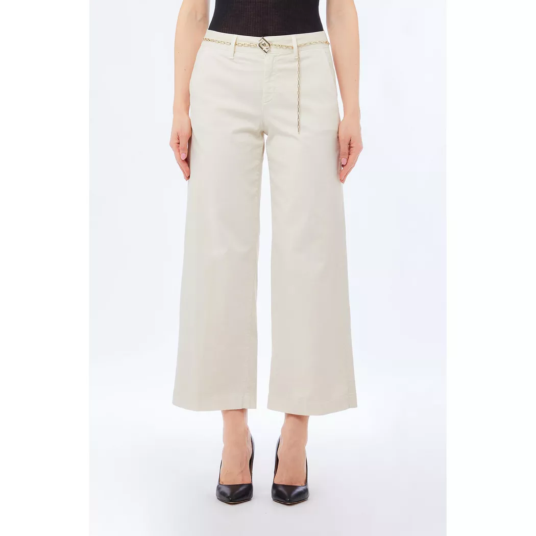 LIU JO - Hose, für Damen, Offwhite, Größe W27/L32