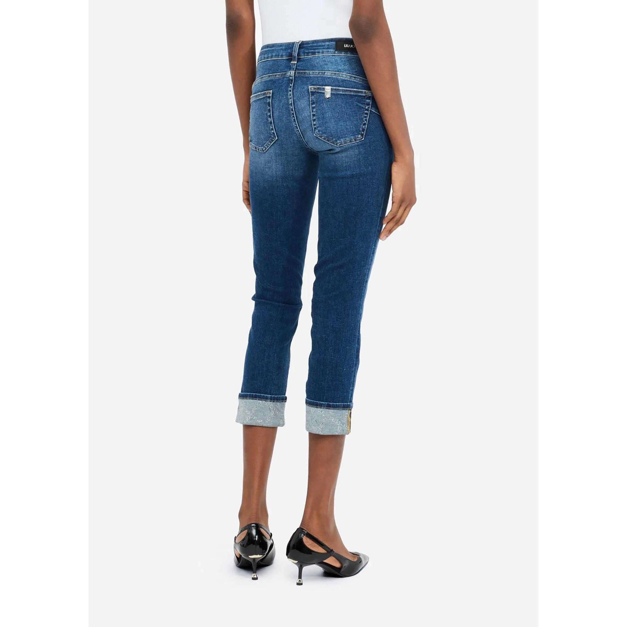 LIU JO Skinny Fit Cropped Jeans  