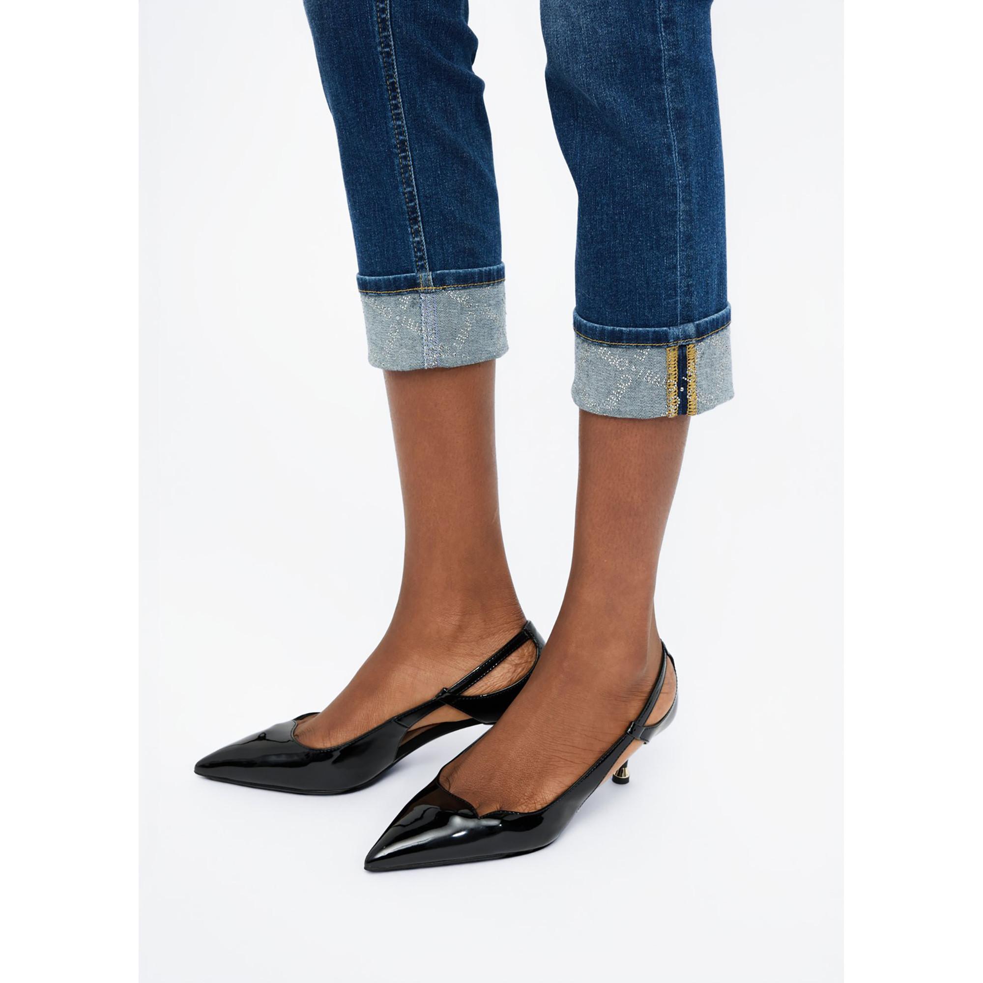 LIU JO Skinny Fit Cropped Jeans  