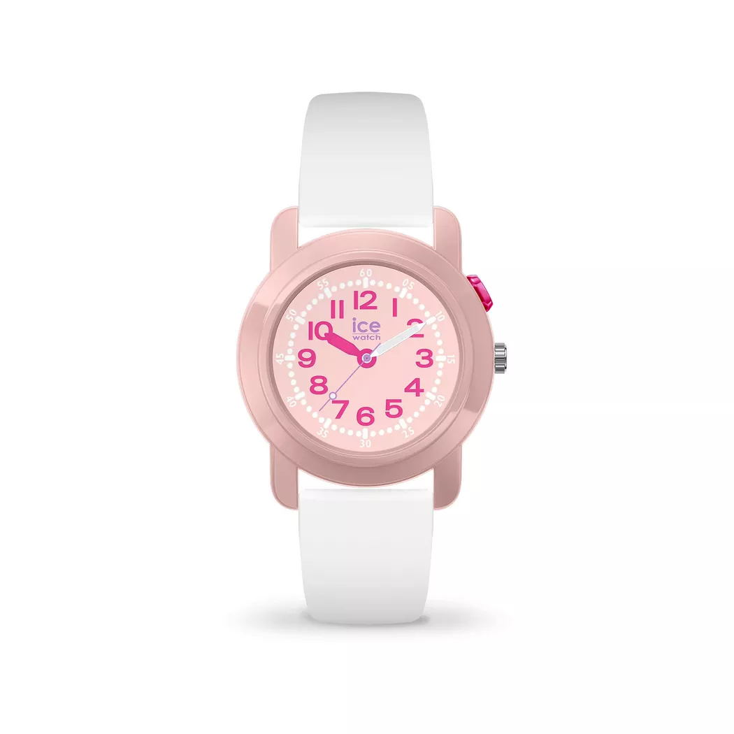 Quarzuhr ICE-WATCH "ICE find - Small - 3H", weiß (weiß, rosa), Armbanduhren, Kinder, Quarzuhr, Armbanduhr, Kinderuhr, Lernuhr, Geburtstag, Schulanfang, Geschenkidee