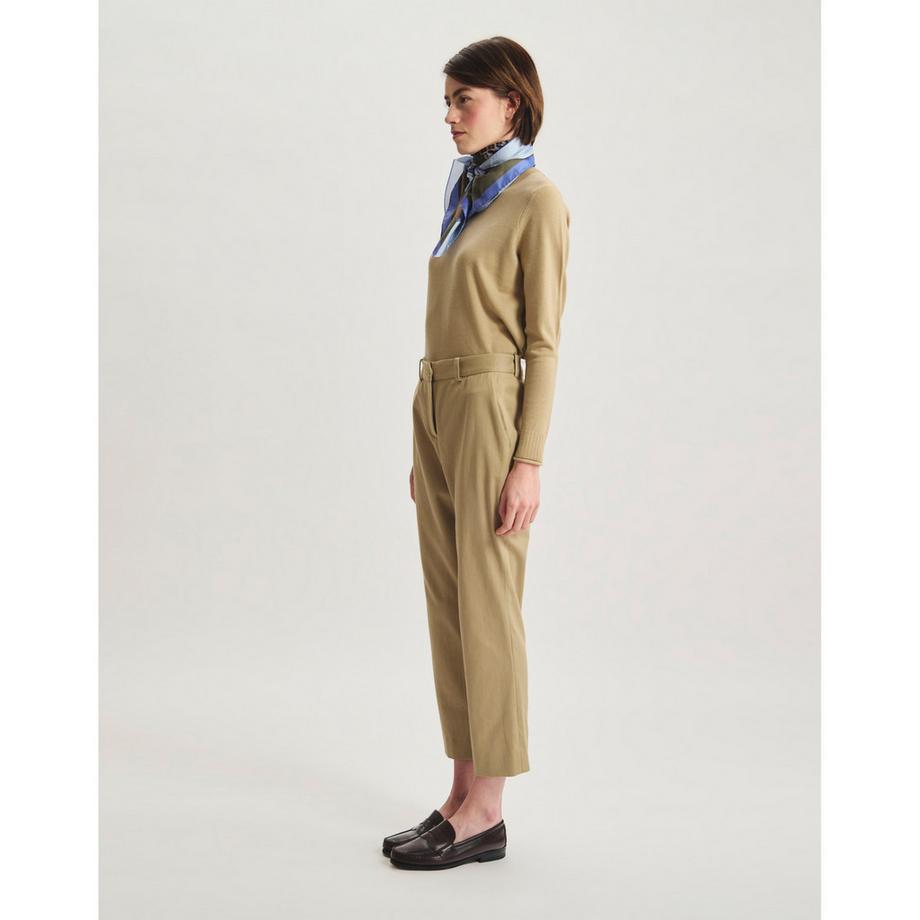 Inès de la Fressange Audrey Tapered Fit Pantalon Longueur Cheville  
