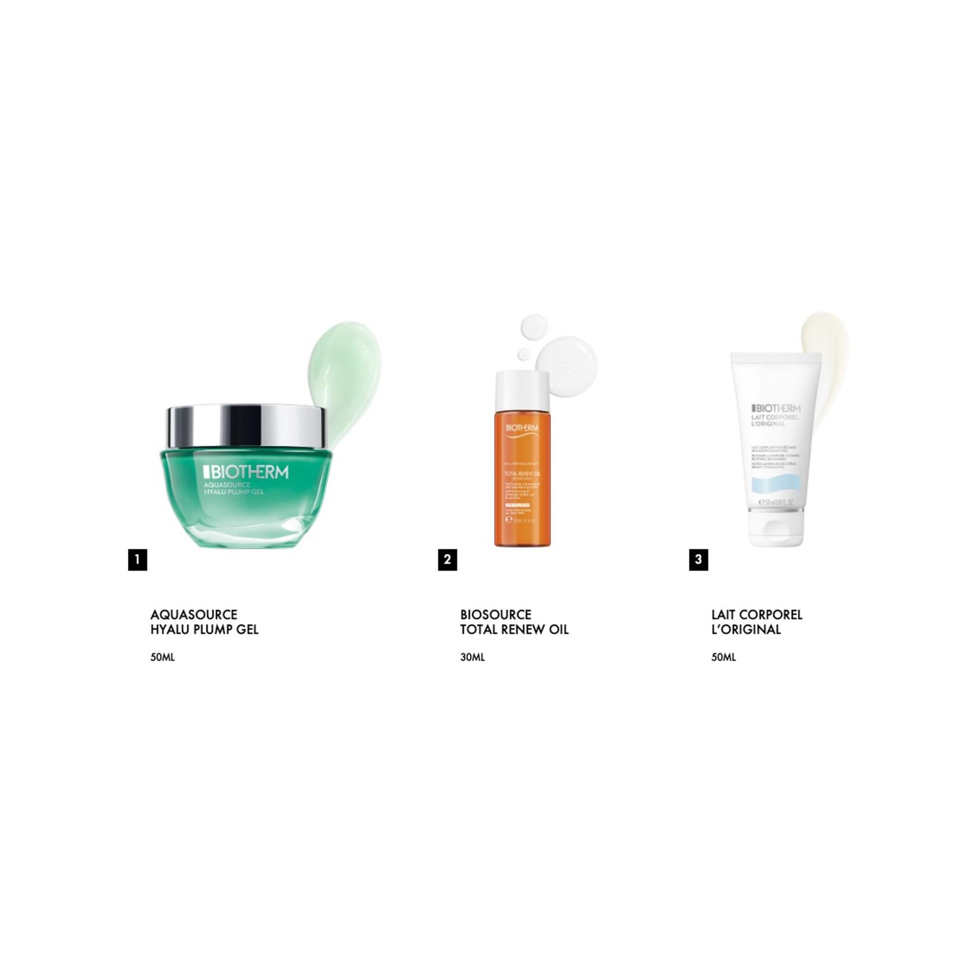 BIOTHERM  Aquasource Hyalu Plump Gel Holiday Set 