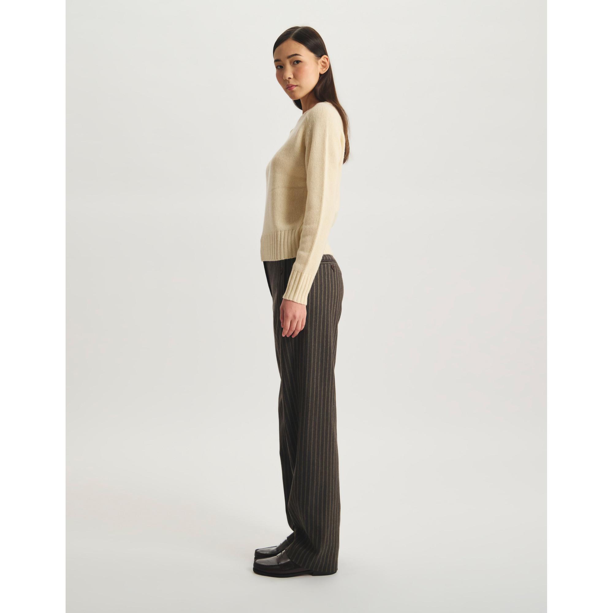 Inès de la Fressange Pullover Rundhals Langarm  