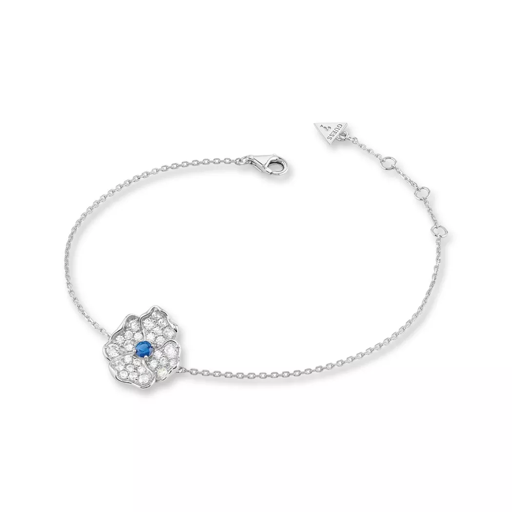 Guess - Armkette, Frosted Petal, 18.5CM, Silber