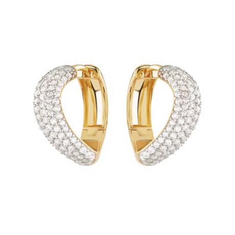 GUESS DOUBLE WAVE Ohrringe 