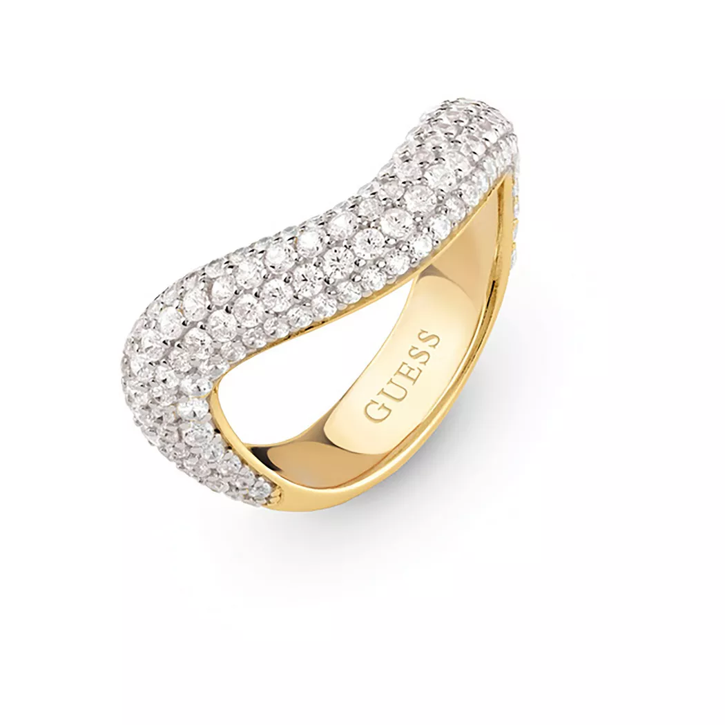 Guess - Ring, Double Wave, 52, Gold