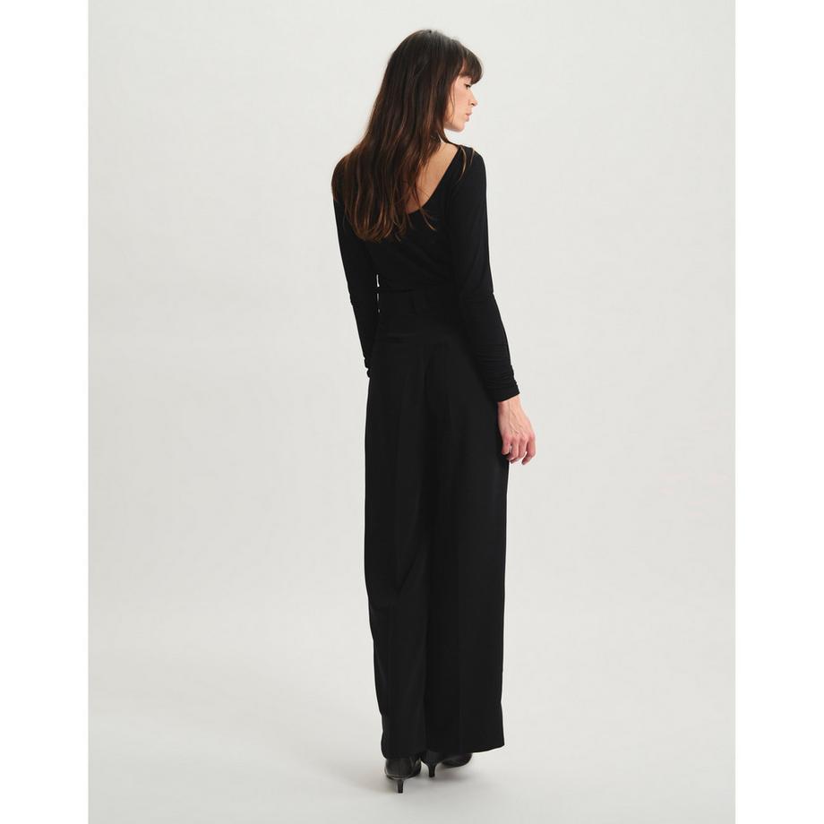 Inès de la Fressange Marlène Taille Haute Coupe Droite Pantalon  