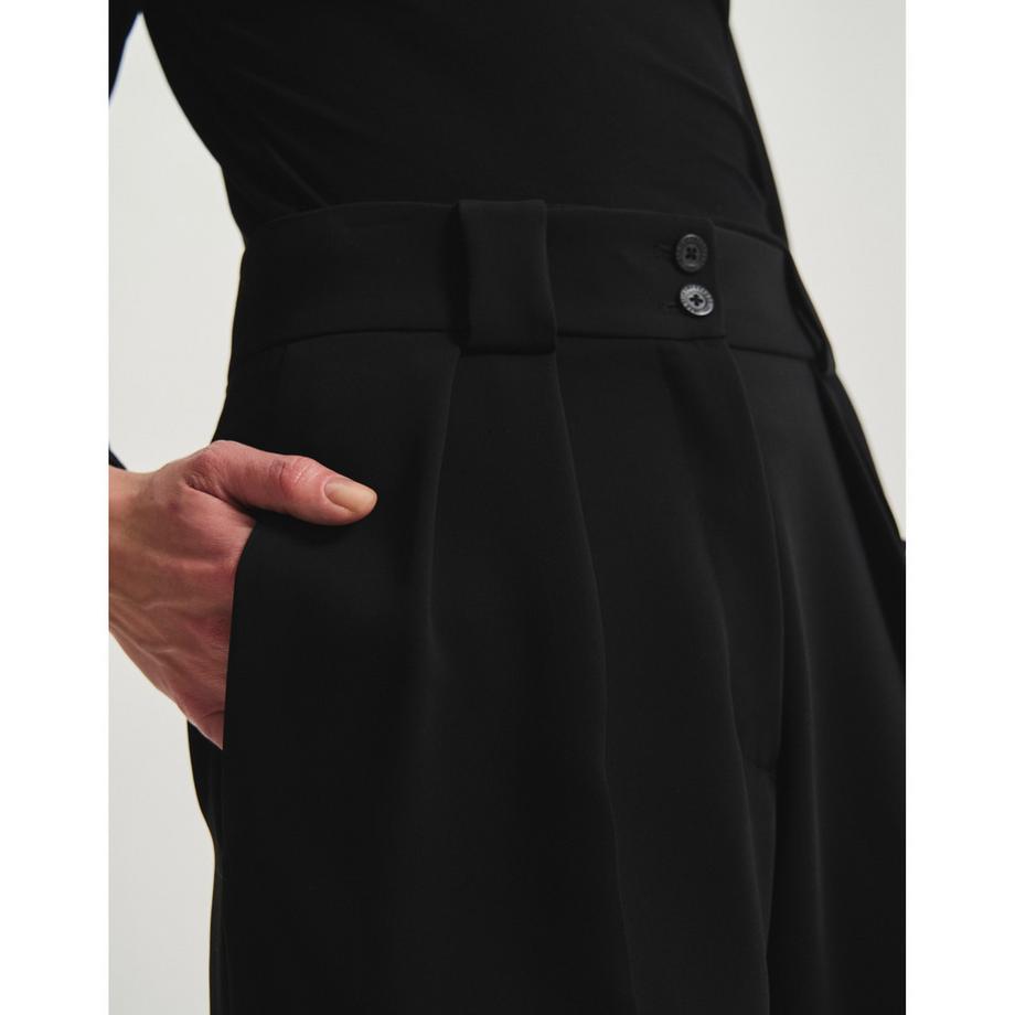Inès de la Fressange Marlène Taille Haute Coupe Droite Pantalon  
