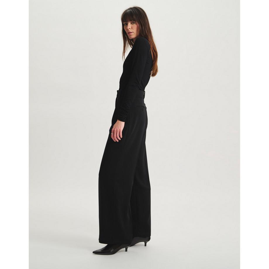 Inès de la Fressange Marlène Taille Haute Coupe Droite Pantalon  