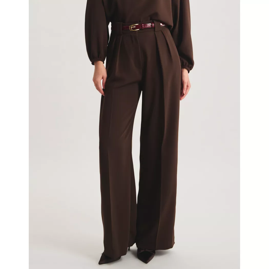 Inès de la Fressange - Hose, für Damen, Dunkelbraun, Größe 40