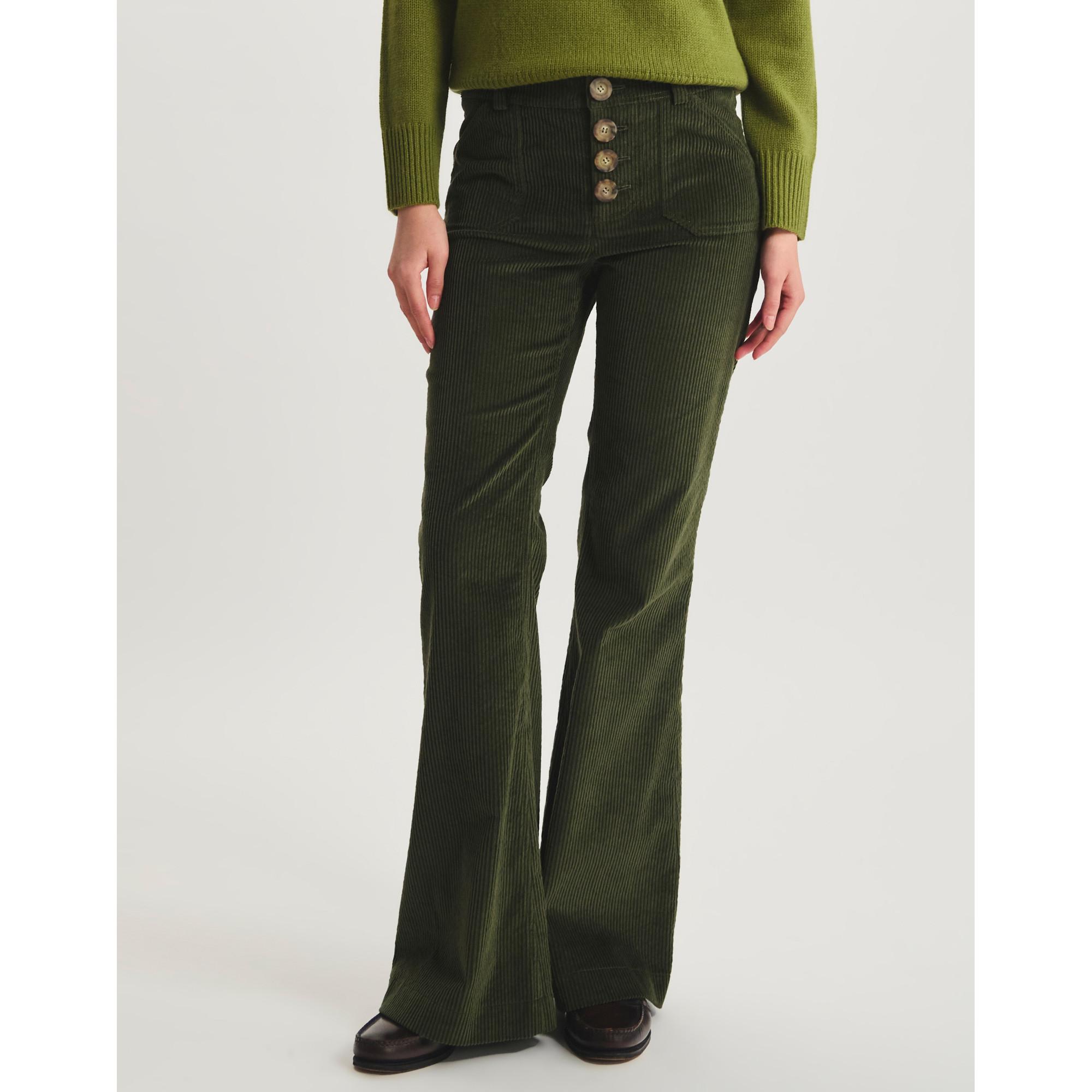 Inès de la Fressange Cordhose Flared  