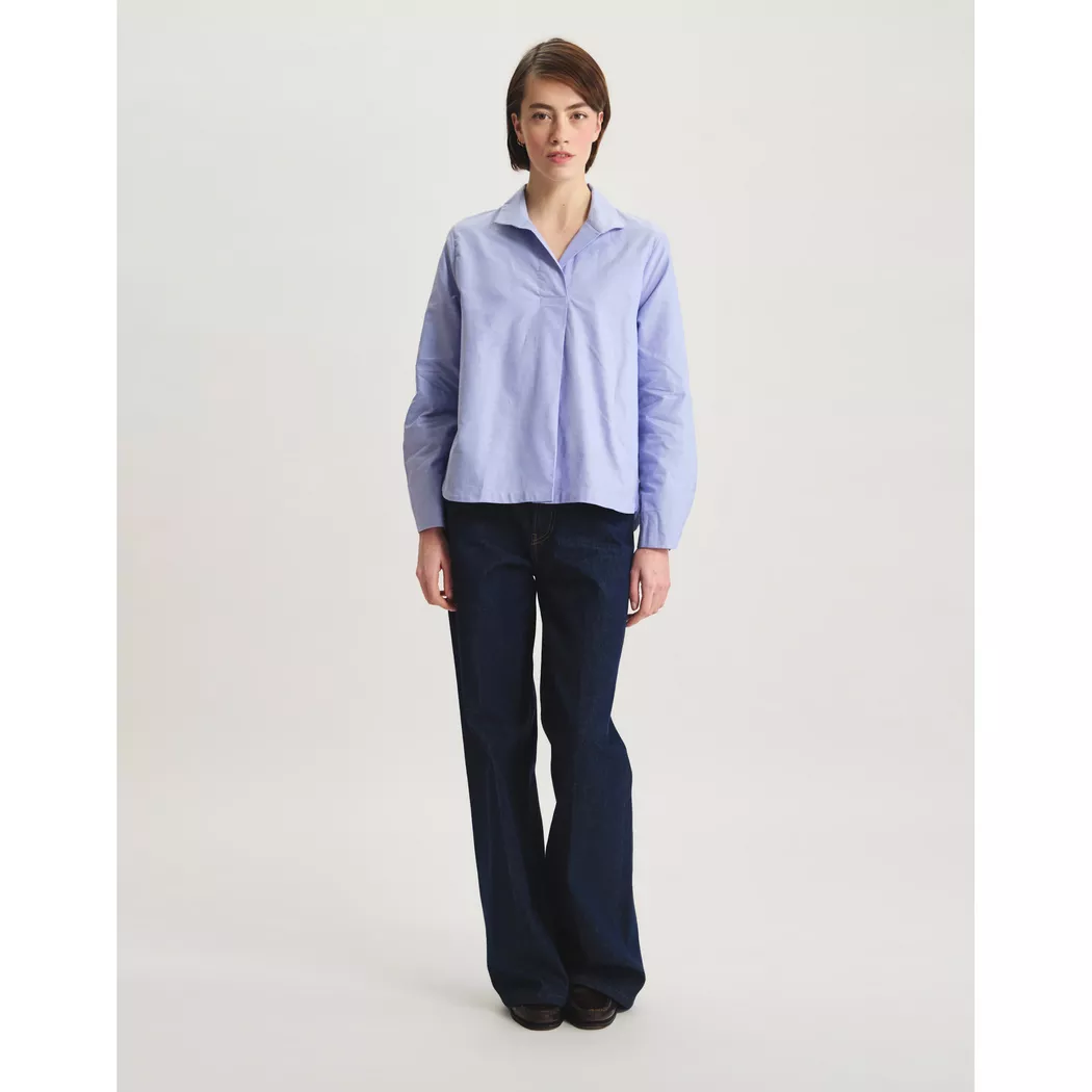 Inès de la Fressange - Bluse, für Damen, Hellblau, Größe 34
