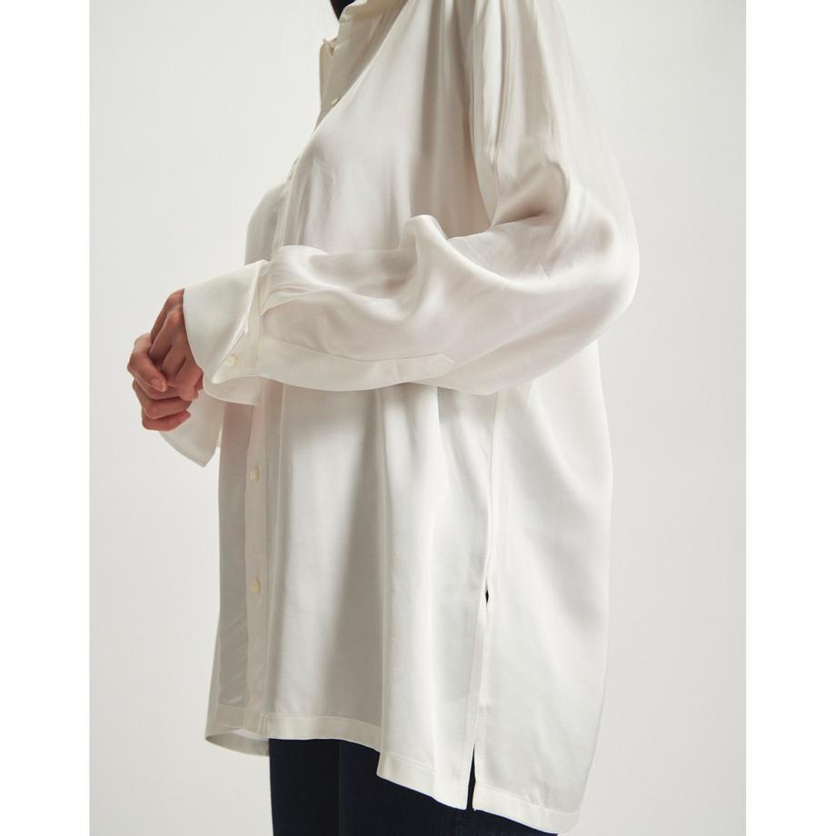 Inès de la Fressange Langarm Straight Fit Bluse  