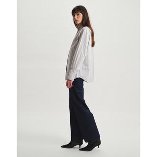 Inès de la Fressange Chemisier Rayé Manches Longues  