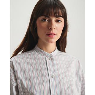 Inès de la Fressange Chemisier Rayé Manches Longues  