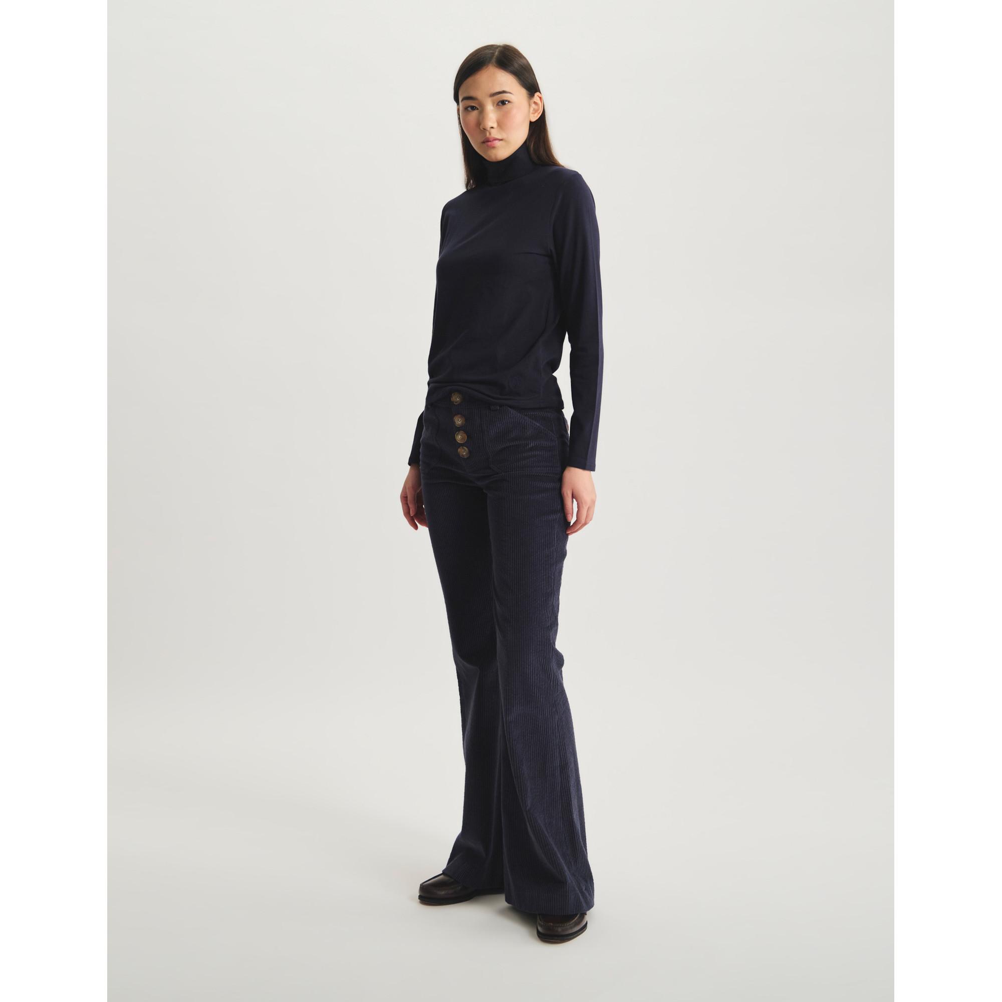 Inès de la Fressange Matthieu Col Roulé Manches Longues Top  