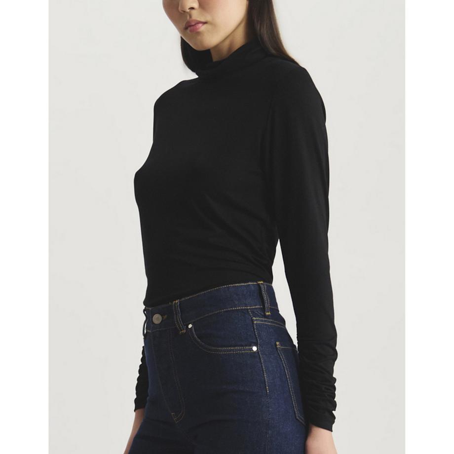 Inès de la Fressange Mireille Rollkragen Top  