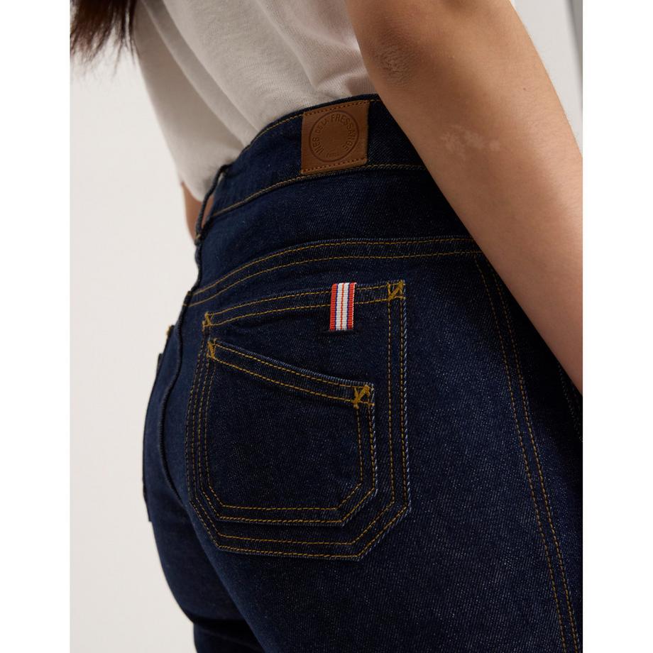 Inès de la Fressange Rick Denim Navy Flared Jeans  