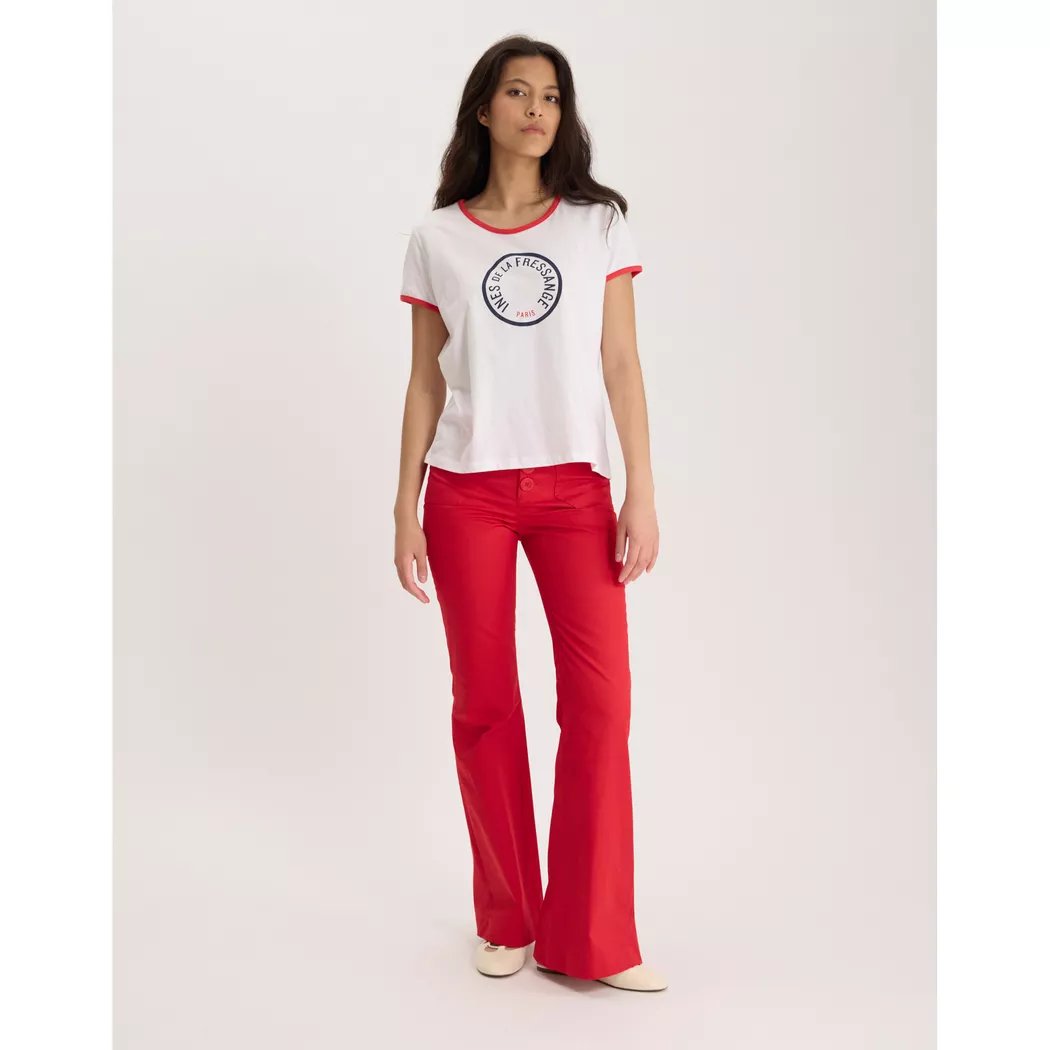 Inès de la Fressange - T-Shirt, für Damen, Weiss, Größe M