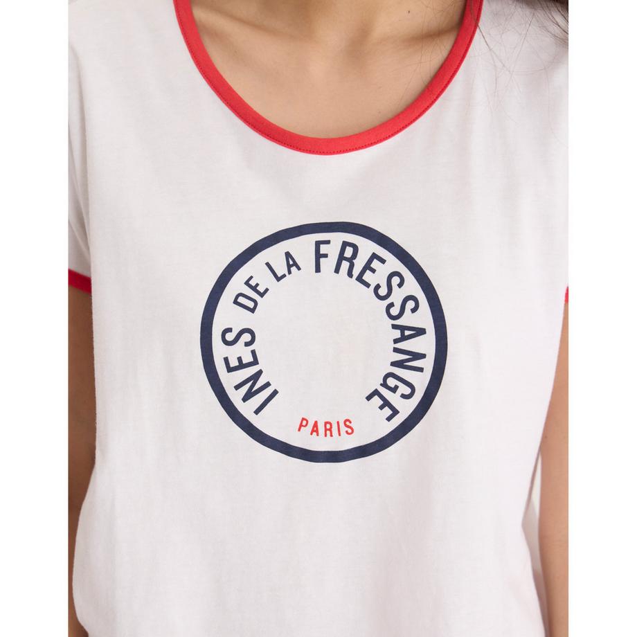 Inès de la Fressange Priscilla T-shirt con stampa logo  