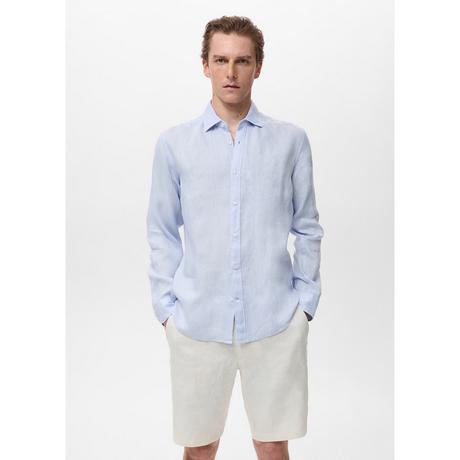 Mango Man Chemise Manches Longues Coupe Droite  