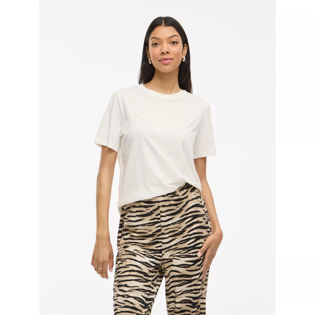 VILA - T-Shirt, für Damen, Weiss, Größe XS 4