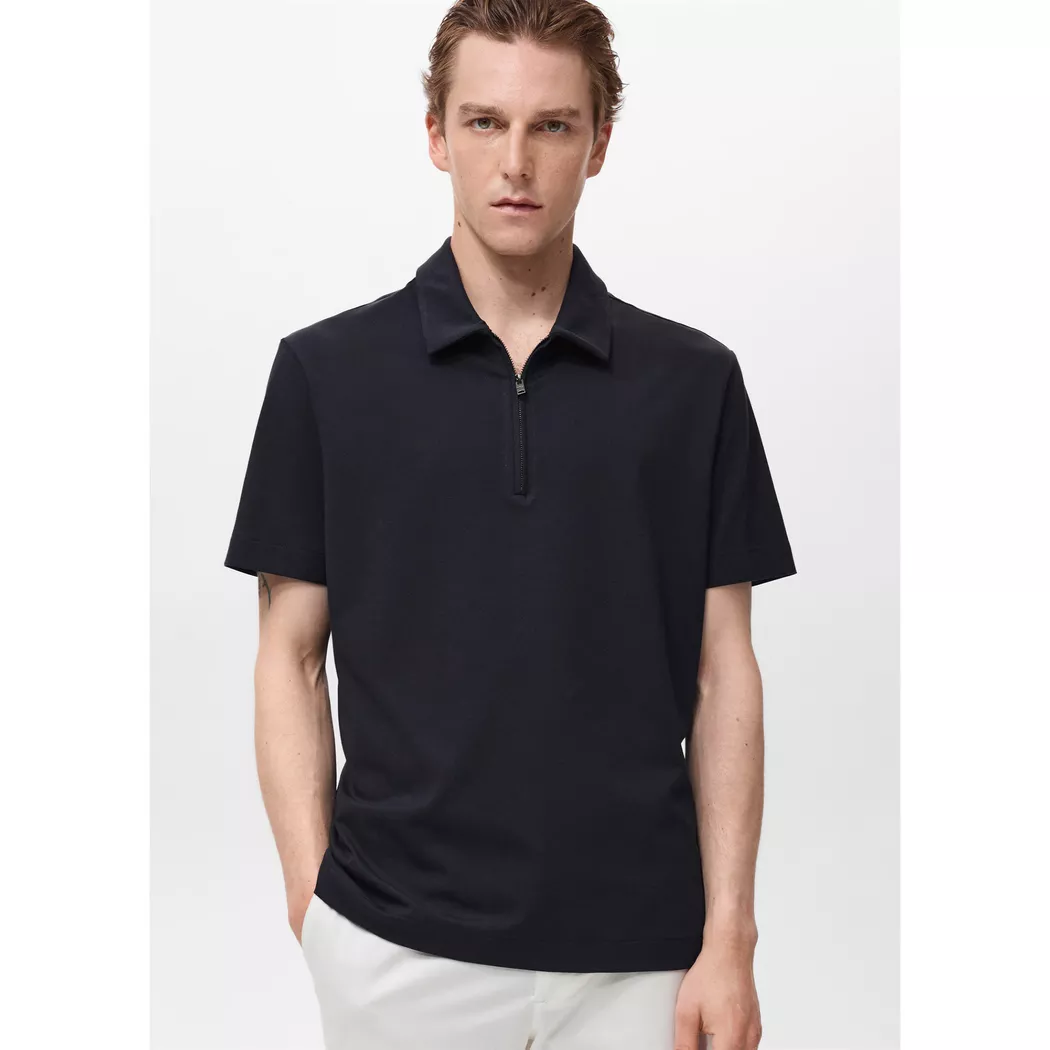 Mango Man - Poloshirt, kurzarm, für Herren, Marine, Größe M