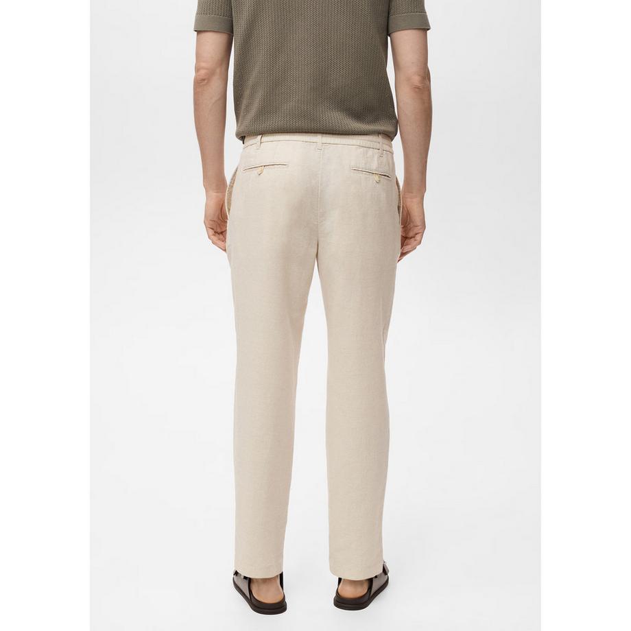 Mango Man Leinen Slim Fit Hose  